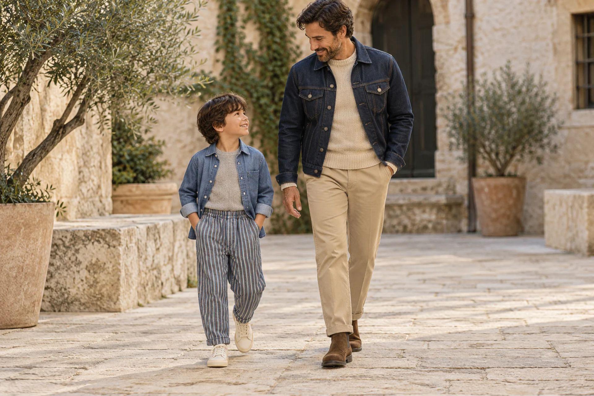 Mini-me: Ο χειμερινός οδηγός στυλ για πατέρα και γιο. Ρούχα από το κατάστημα Perle d' Azur